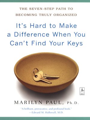 cover image of It's Hard to Make a Difference When You Can't Find Your Keys